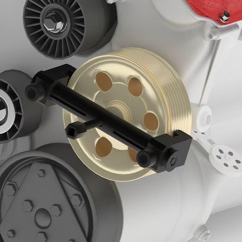 Crankshaft & Belt Pulley Removal Tool for Fan Impellers and Steering Wheel Disassembly