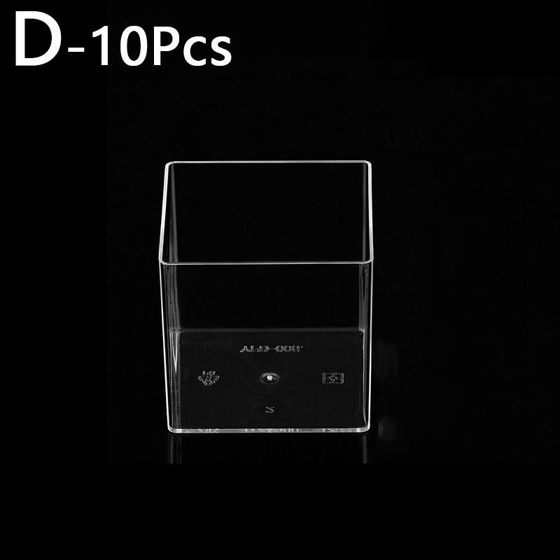 

10 шт. кондитерские инструменты, чашки для выпечки десертов, чашки для пудинга, одноразовые пластиковые контейнеры для пищевых продуктов, товары для вечеринок D