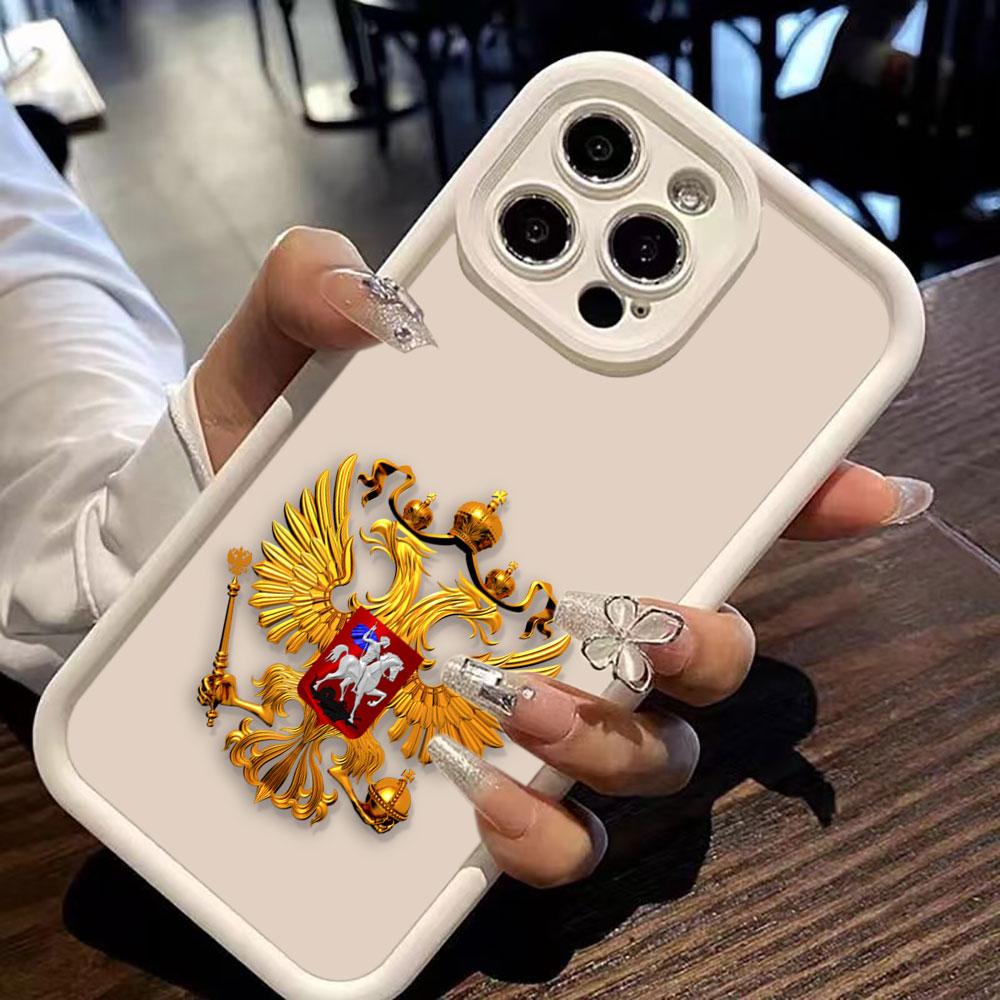 Russian Emblem Flags Phone Case For HONOR X9D X9B X9A X8C X8B X8A X8 X7A X6A X7 X9 MAGIC 5 6 7 8 Y9 DIY Shell Funda Case Cover