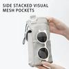 1PC Adjustable Shoulder Strap Water Bottle Bag with Phone Pocket Waterproof Water Bottle Carrier Bag Water Bottle Holder Pouch