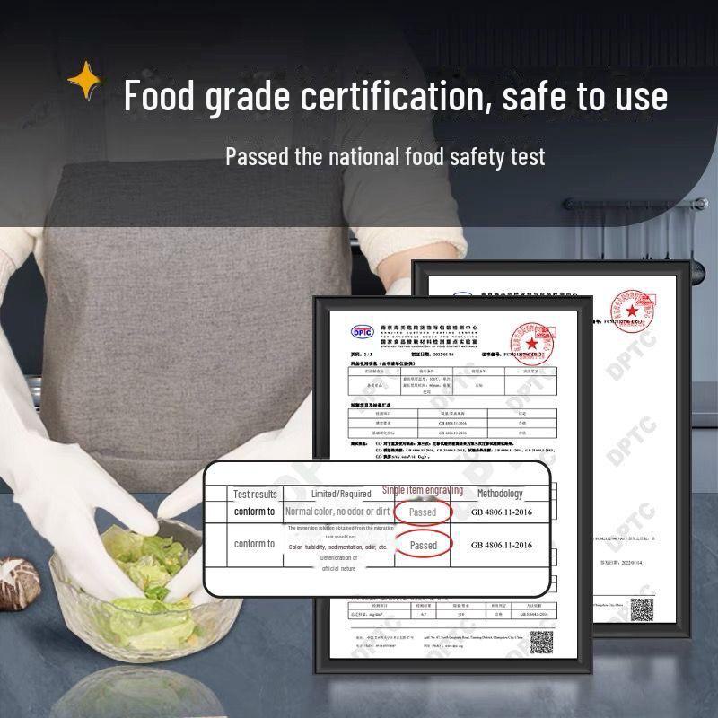 Food Grade Nitrile Dishwashing Gloves - Household Cleaning Kitchen Gloves