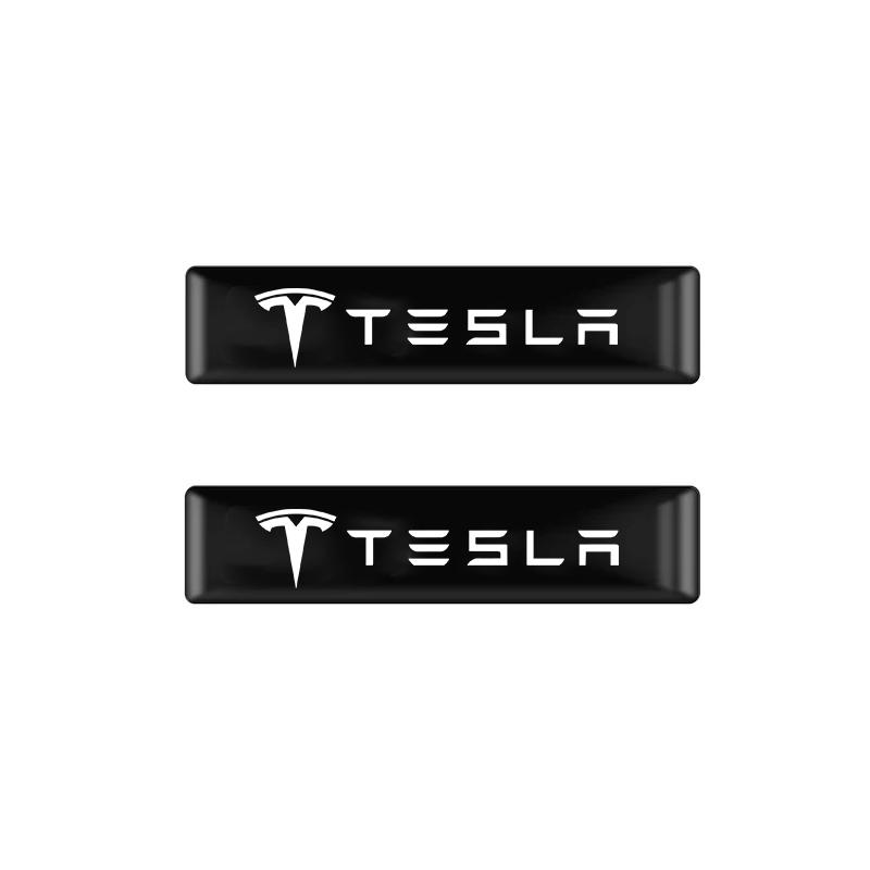

3D Epoxy Car Interior Exterior Decoration Sticker For Tesla Model 3 Model Y Model S Model X Cybertruck Juguete Roadster SpaceX