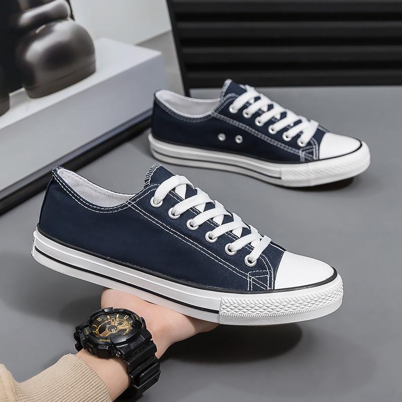 Canvas shoes men's casual couple men's shoes low-top small whiteboard shoes classic vulcanized shoes