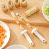 Instrument de umplut alimentară Mâner ergonomic Umplutură de legume pentru cârnați cu umplutură mobilă cu canelura deflectivă Gadget de bucătărie