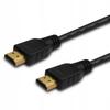 Kabel HDMI Savio CL-05 2m, czarny, złote końcówki, v1.4 high