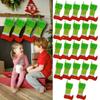 Christmas Tree Ornament Letter Christmas Stockings Gift Bag Christmas Hanging Socks For Fireplaces Door Decoration 55KF