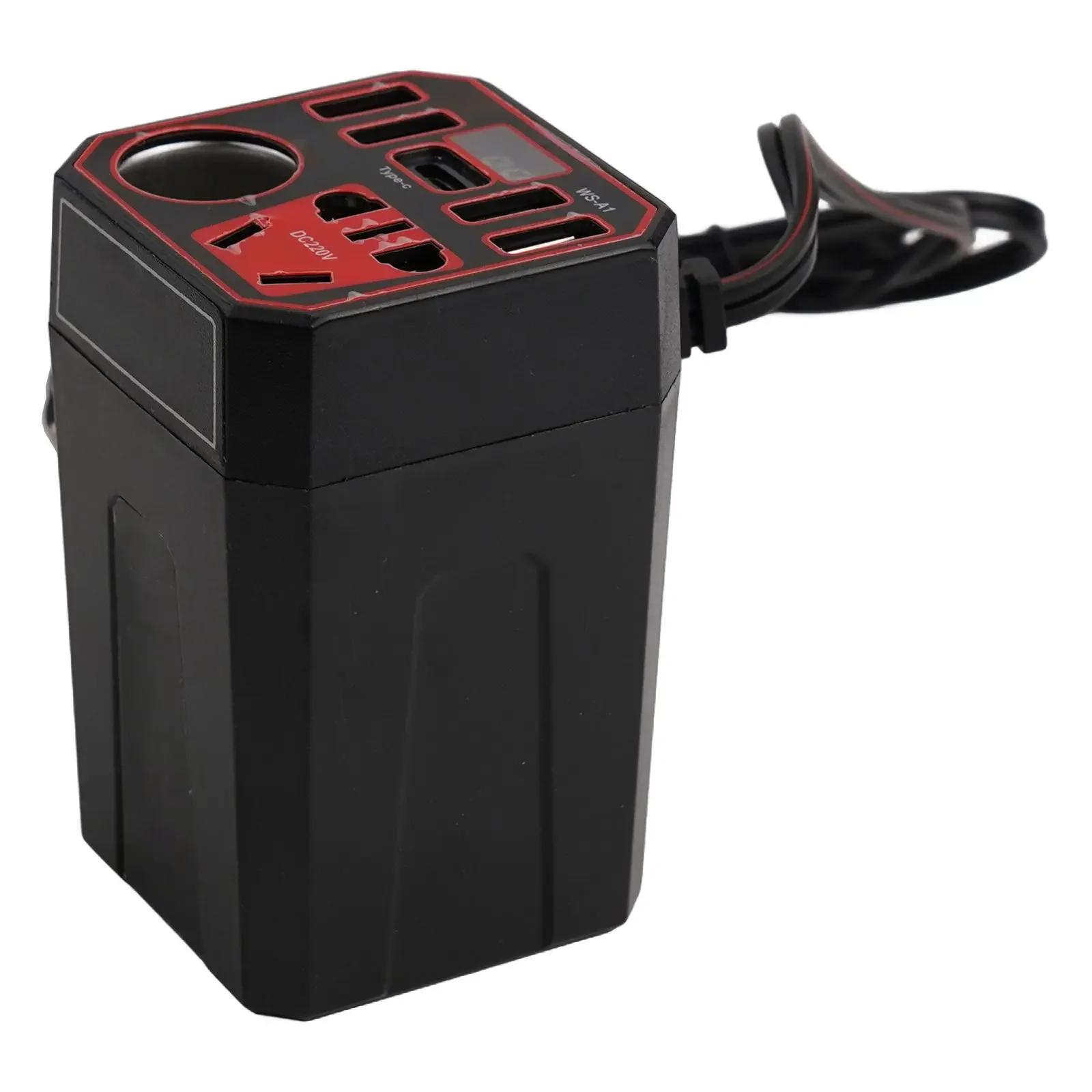 

Car Power Inverter 12V/24V To DC220V 200W Converter, Fast Car Power Converter Charger, USB 3.0 For Charging Electronic Tool