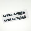 3D ABS Glänzend Schwarz GLE63S Plakette Emblem Auto Kotflügel Aufkleber V8 BITURBO 4MATIC Logo Silber Für Mercedes AMG GLE W167 Zubehör