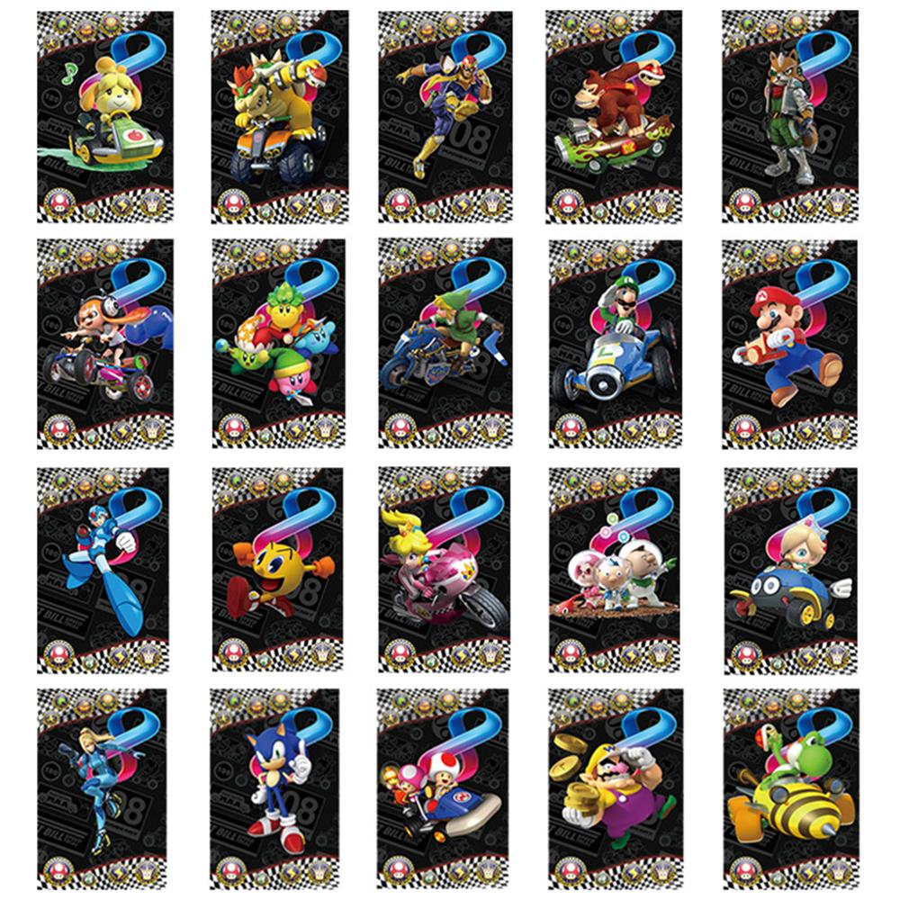 

20Pcs Mario Kart 8 Mini Nfc Game Cards For Ns Switch