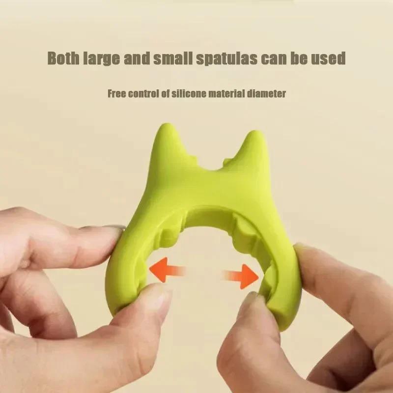 Kitchen Spoon Holders Shovel Spatula Rack Shelf Organizer Silicone Non-slip Anti-Scald Holder Steam Releaser Cooking Utensils