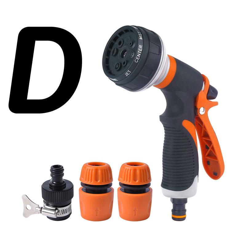 Watering Gun High Pressure 8 Modes Garden Spray Irrigation Watering Nozzle Plant Lawn Yard Watering Sprinkler Cleaning Sprayer