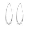 Comfortable Tear Drop Hoop Earrings Stylish Teardrop Hoop Earrings Distinctive Ear Ornament for Fashion Individuals