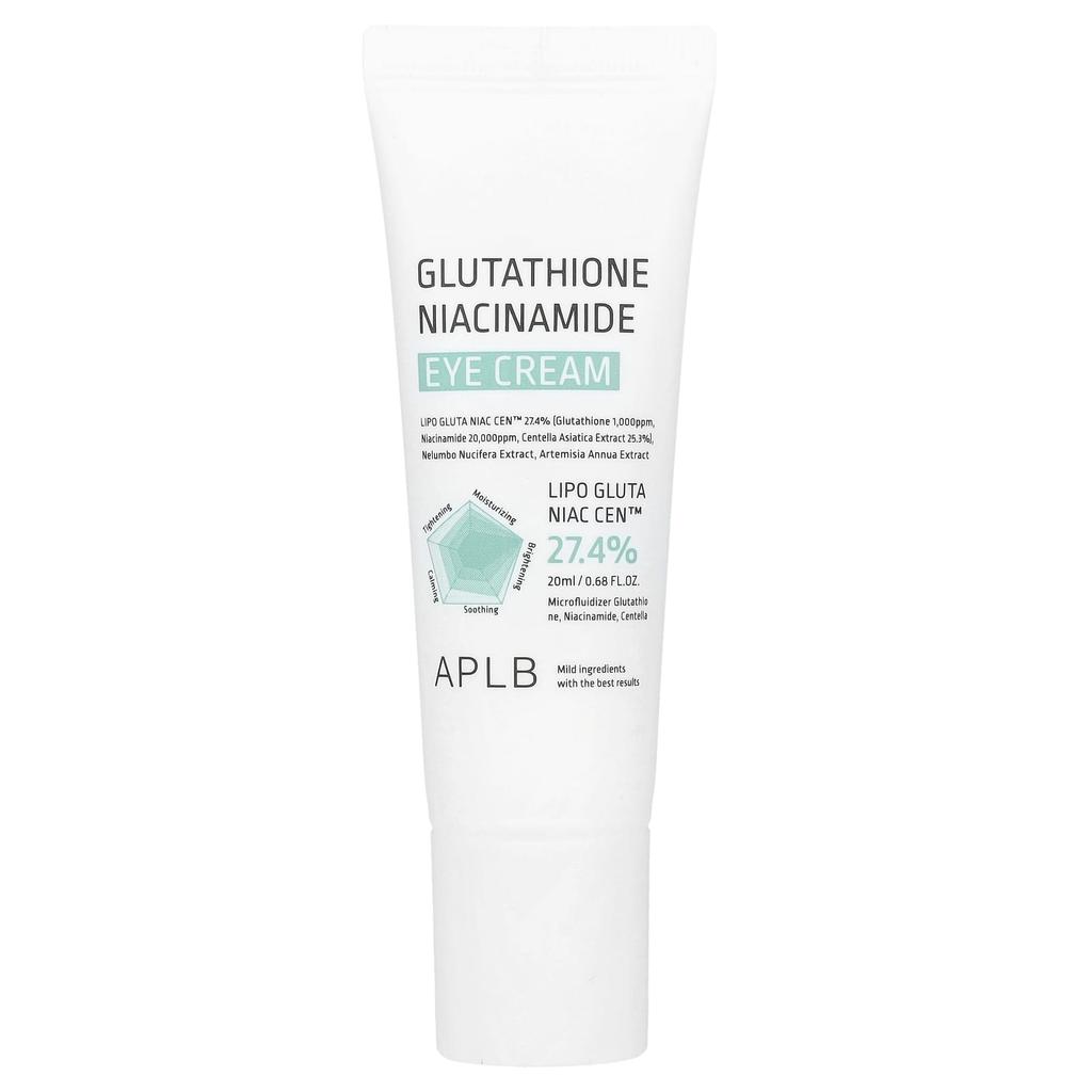 Glutathione Niacinamide, Eye Cream, 0.68 Fl Oz (20 Ml)