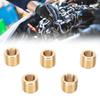 NPT Threaded Reducing Pipe Fitting 1Celsius4 Inch Male X 1Celsius8 Inch Female Brass Reducer Bushing Threaded Pipe Fitting