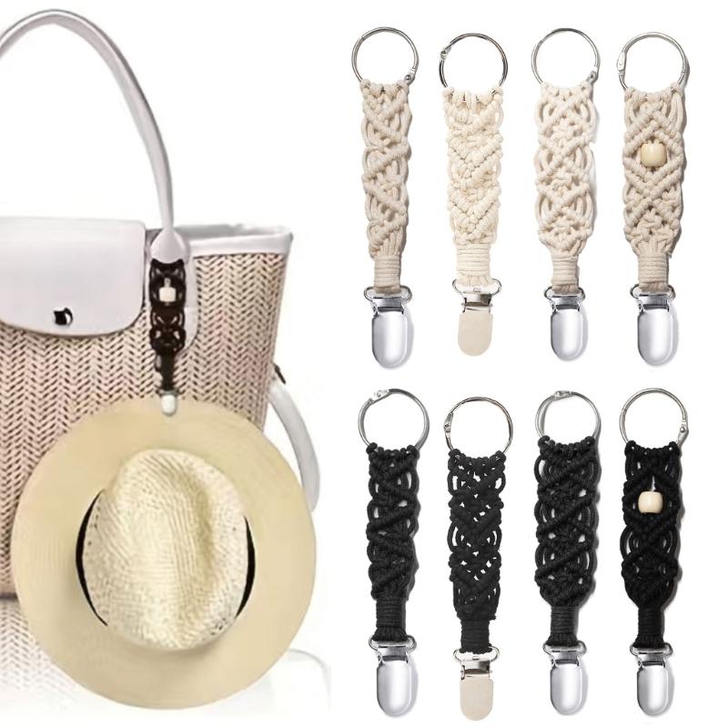 Handmade Travel Hat Clip Handmade Hat Clip Hat Keeper Clip Hat Storage Clip Cotton Material Hat Accessory for Travel