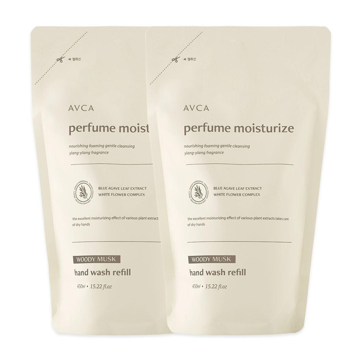 Perfume Hand Wash Woody Musk Refill 450ml x 2