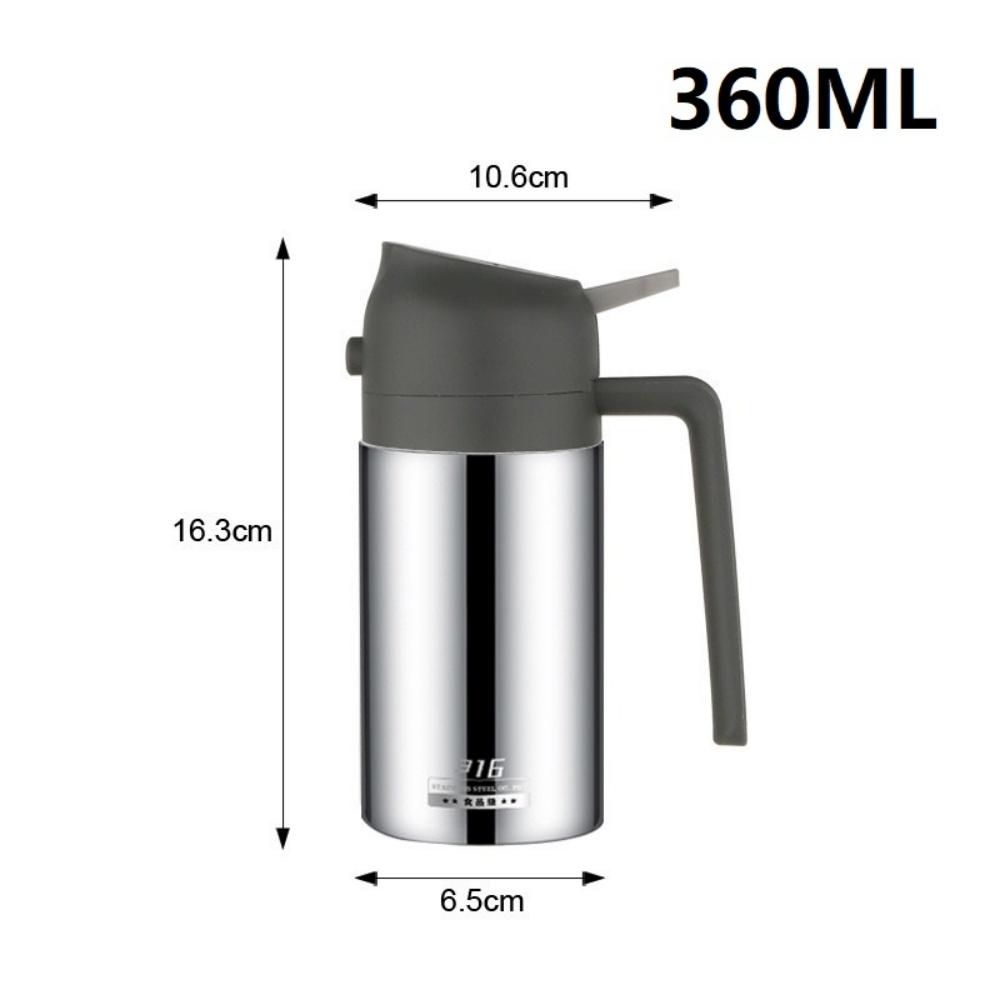 Two-in-one Oil Dispenser, Stainless Steel Oil Spray Bottle, Can Be Refilled with Portable Sprayer, Suitable for Baking, Cooking,
