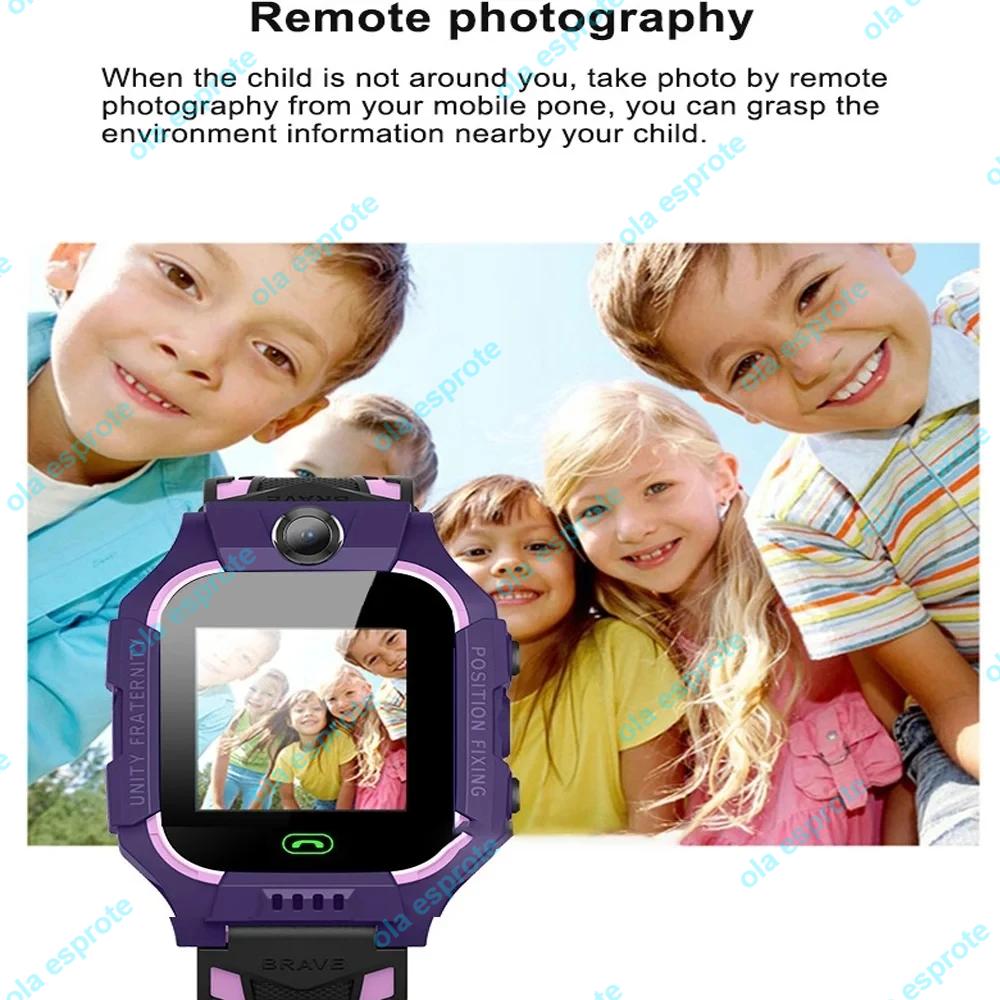 New Q19 Kids Smart Watch 2g Sim Card Smartwatch for Children Sos Call Phone Camera Voice Chat Po Boy Girl Gifts Color Screen