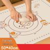 Non-Slip Food-Grade Silicone Kneading Mat and Rolling Pin Mat for Baking and Dining