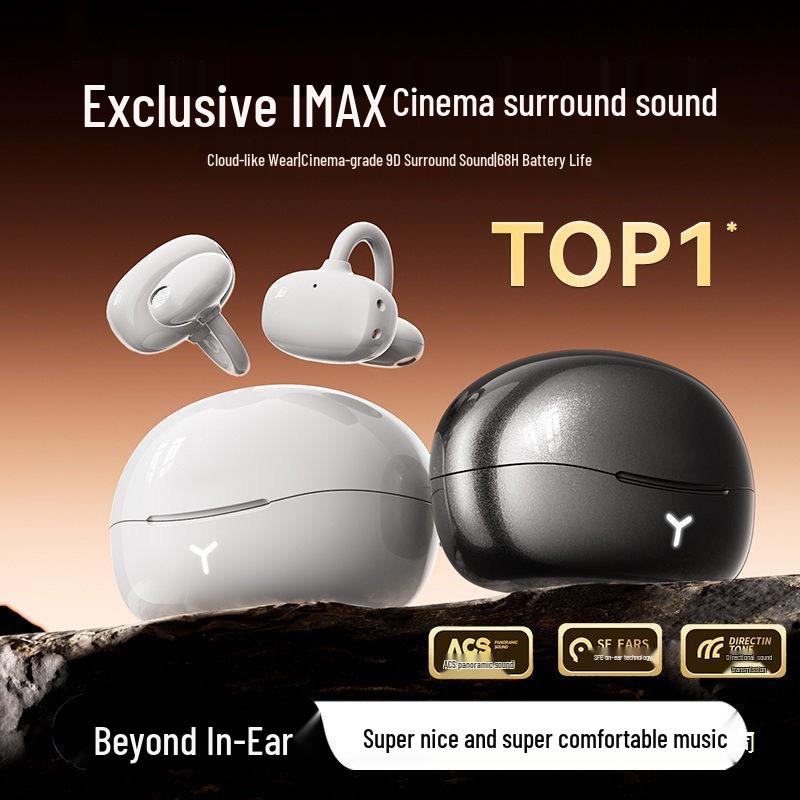HM22 Wireless Bluetooth Ear Clip: High Sound Quality, Long Battery Life, Low Latency, Noise Reduction