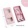 Reindeer-Themed 304 Stainless Steel Coffee and Dessert Mixing Spoon Gift Set In Cute Christmas Box