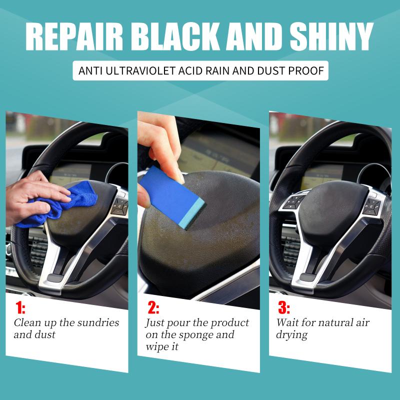 Multi Purpose Plastic Parts Refresher Car Restoration Cleaner Helps Prevent UV Damage For Dashboards And Grills