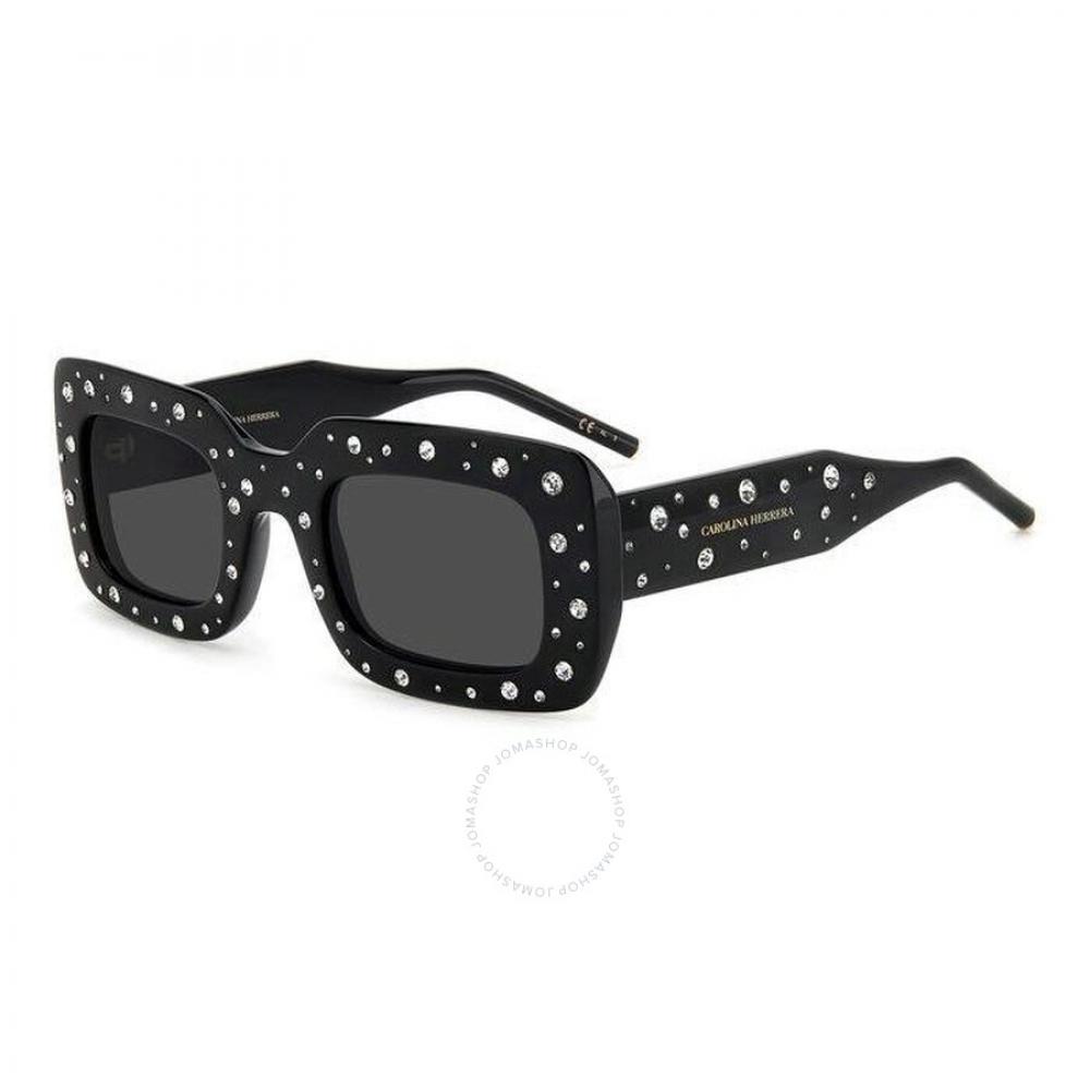 

Carolina Herrera Grey Rectangular Ladies Sunglasses HER 0131 S 0807 IR 50