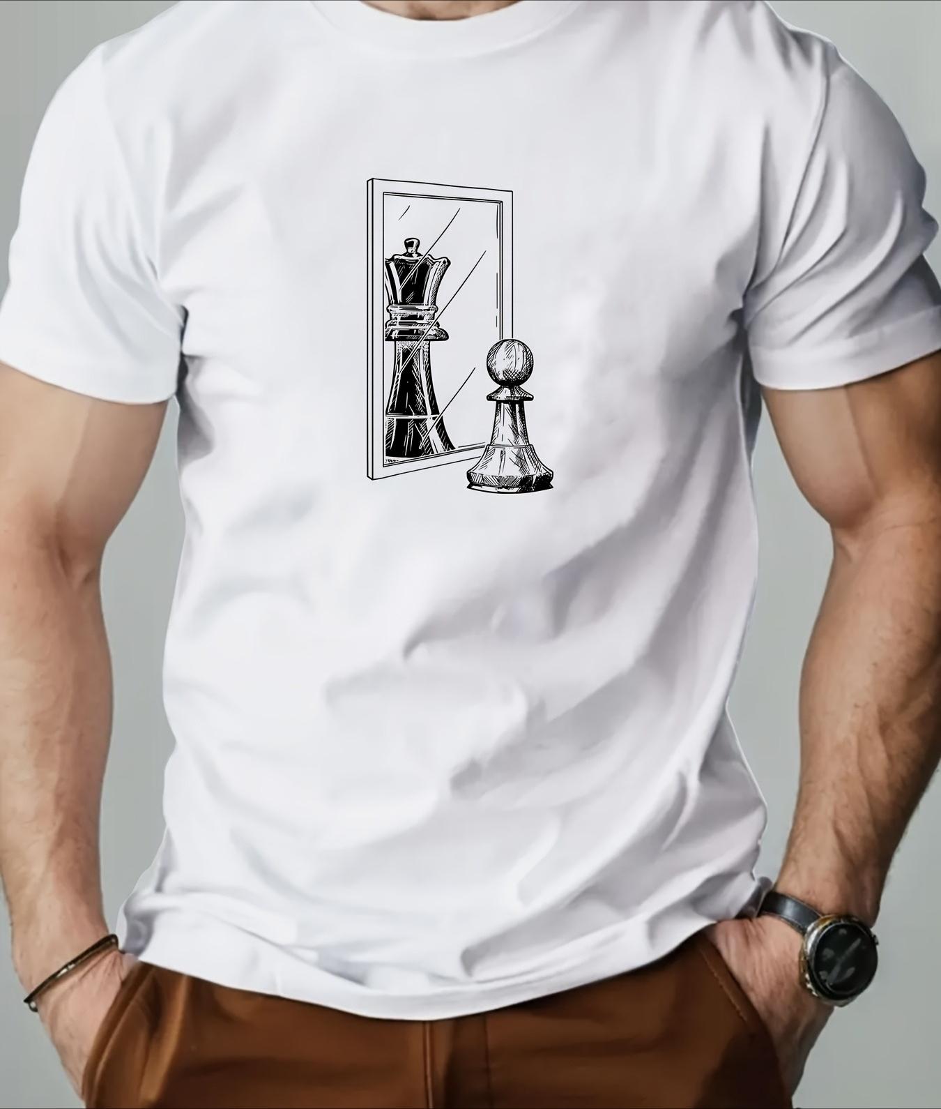 

Men s Polyester Short Sleeve T-Shirt, Quick-Dry Breathable & Lightweight, Perfect for Daily Commute & Casual Wear XXL белый