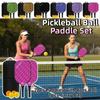 Durable Pickleball Paddles Set Lightweight Pickle Ball Rackets Pickleball Racquet  Sports Equipment