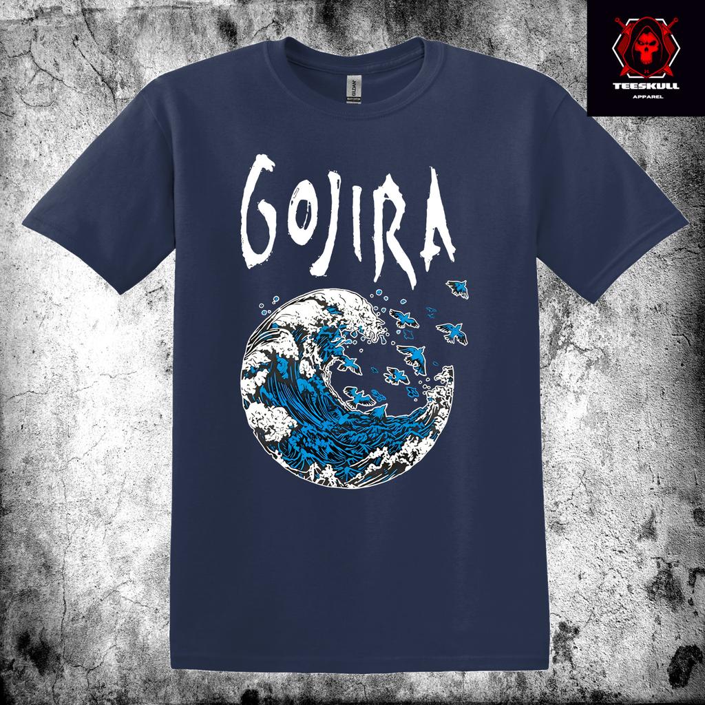 26 Gojira Banda de Rock Metal Pesado Francesa Camiseta Unisex Algodón Pesado Camiseta Unisex S-3XL