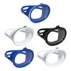 Scuba Goggles Anti Fog Wide Angle Snorkelling Equipment Silicone and Glass Portable Swimming Mask Single Lens Oval Shape