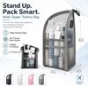 1/2/3pcs EVA Mesh Cosmetic Bag Travel Stand Storage Makeup Bag Organizer Female Make Up Pouch Portable Toiletry Beauty Case