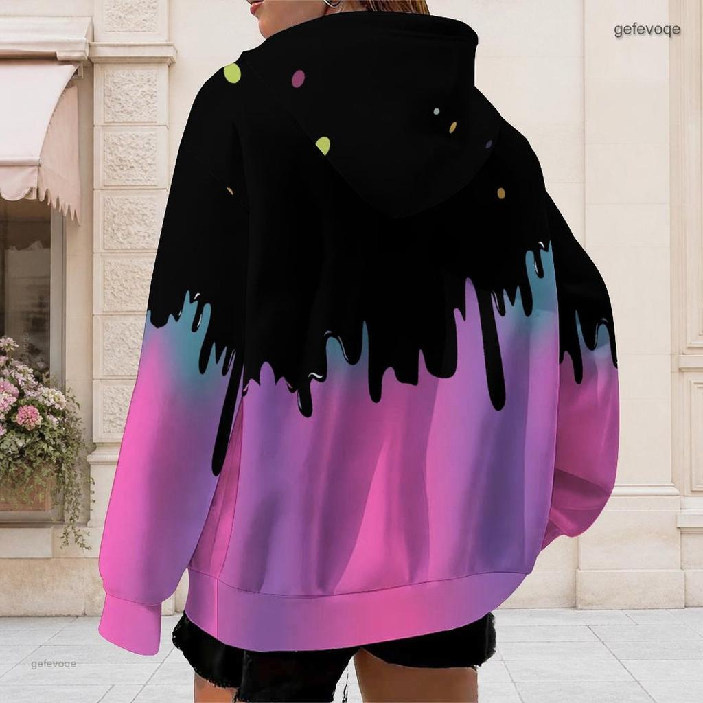 Women Plus Size Zip Up Hoodie Long Sleeve Leaf Camouflage Print Drawstring Sweatshirt With Pockets