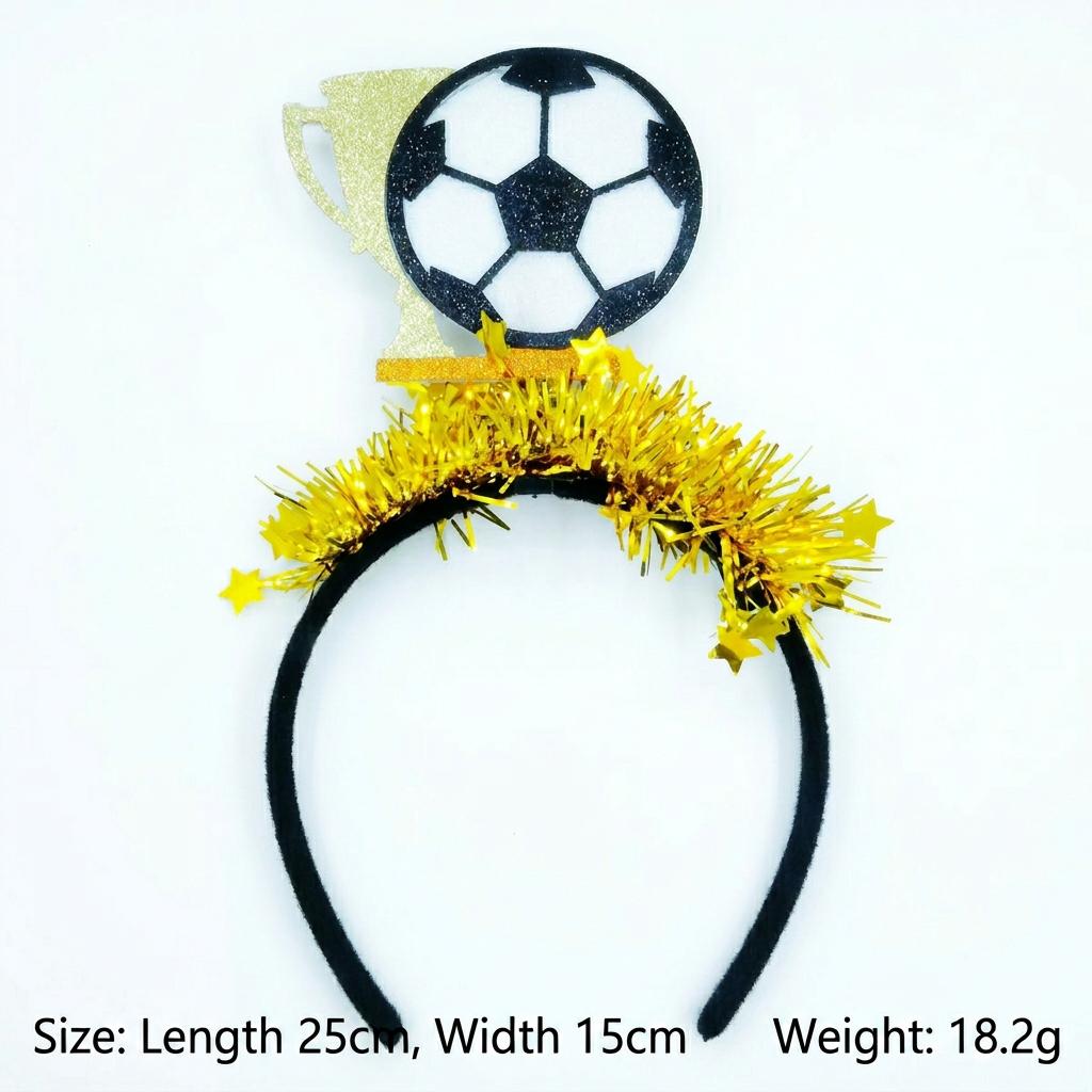 2026 Football Event National Team Flag Headband, Soccer Fan Cheering Hair Hoop Headwear For Cheerleading Fan Hair Hoop