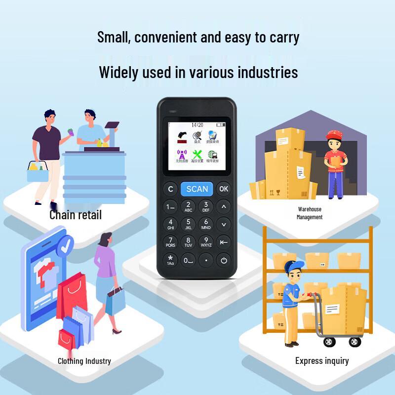 Comet A8 Wireless 1D/2D Barcode Scanner PDA
