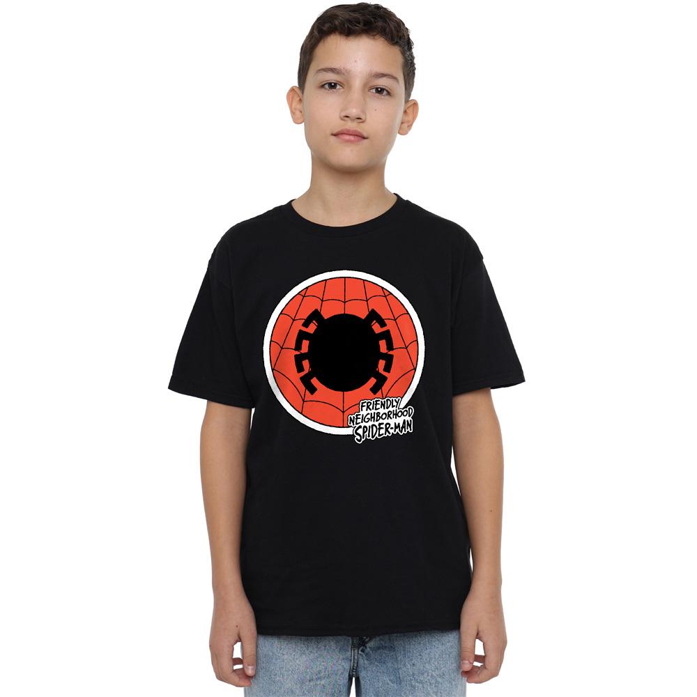Spider-Man Childrens/Kids Friendly Neighborhood Badge T-Shirt