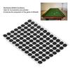 96 Stück 12mm Billardtisch Markierungspunkte Position Aufkleber Punkt Aufkleber Billardkugel Position Markierer Schwarzer Billard Punkt Aufkleber