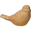 Decorative Ceramic Figurine of a Bird - Artificially Aged - Green