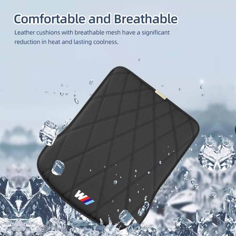 2025 Heißes Leder Auto Sitzbezug Auto Vordersitzkissen Anti-Rutsch Auto Stuhl Schutzhülle Für BMW E46 E90 E60 F30 F10 F20 E90