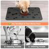 Absorbent Pet Placemat For Pets,Pet Feeding Mat For Food And Water Bowl,Waterproof Rubber Backing Quick Dry Water Dispenser Mat