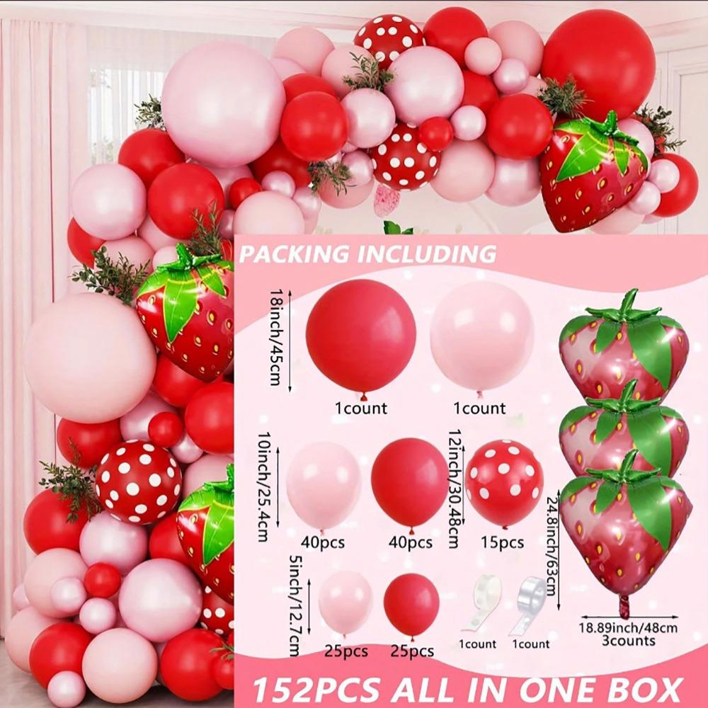 Fruit Theme Decorative Ballon Set Multicolor Party Balloons Creative Ballon Arch Kit  Gift