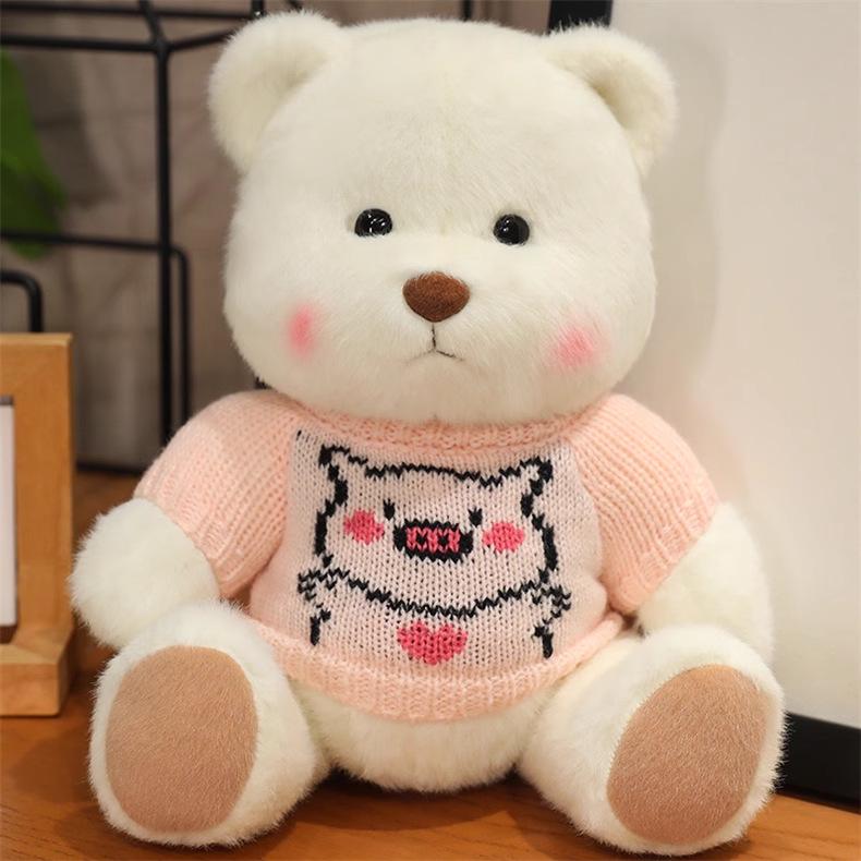 Teddy Bear Plush Sweater Toy - Perfect Birthday Gift for All Genders