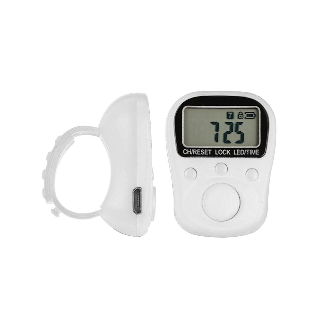 Electronic Digital Finger Ring Tally Counter Hand Held Knitting Weave Counter Mini Point Marker Counter LCD Screen Count Tools 1
