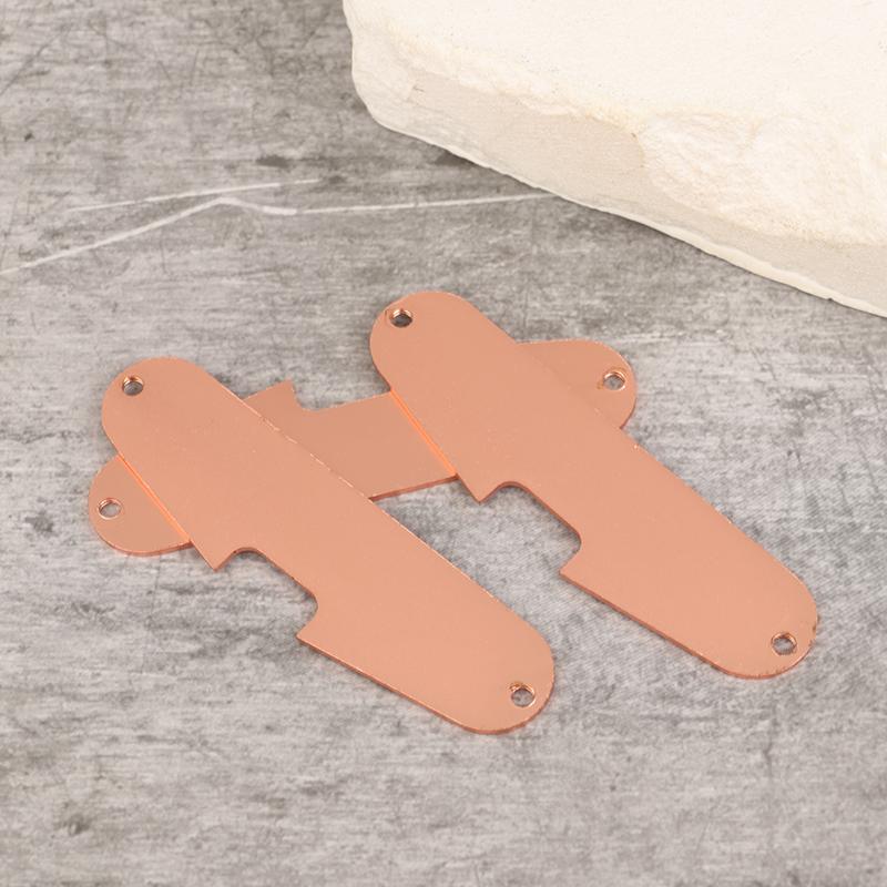 

3 шт./упак. медная пластина основания звукоснимателя для гитары с одной катушкой для гитары в стиле St, металлическая пластина основания звукоснимателя, детали инструмента 1