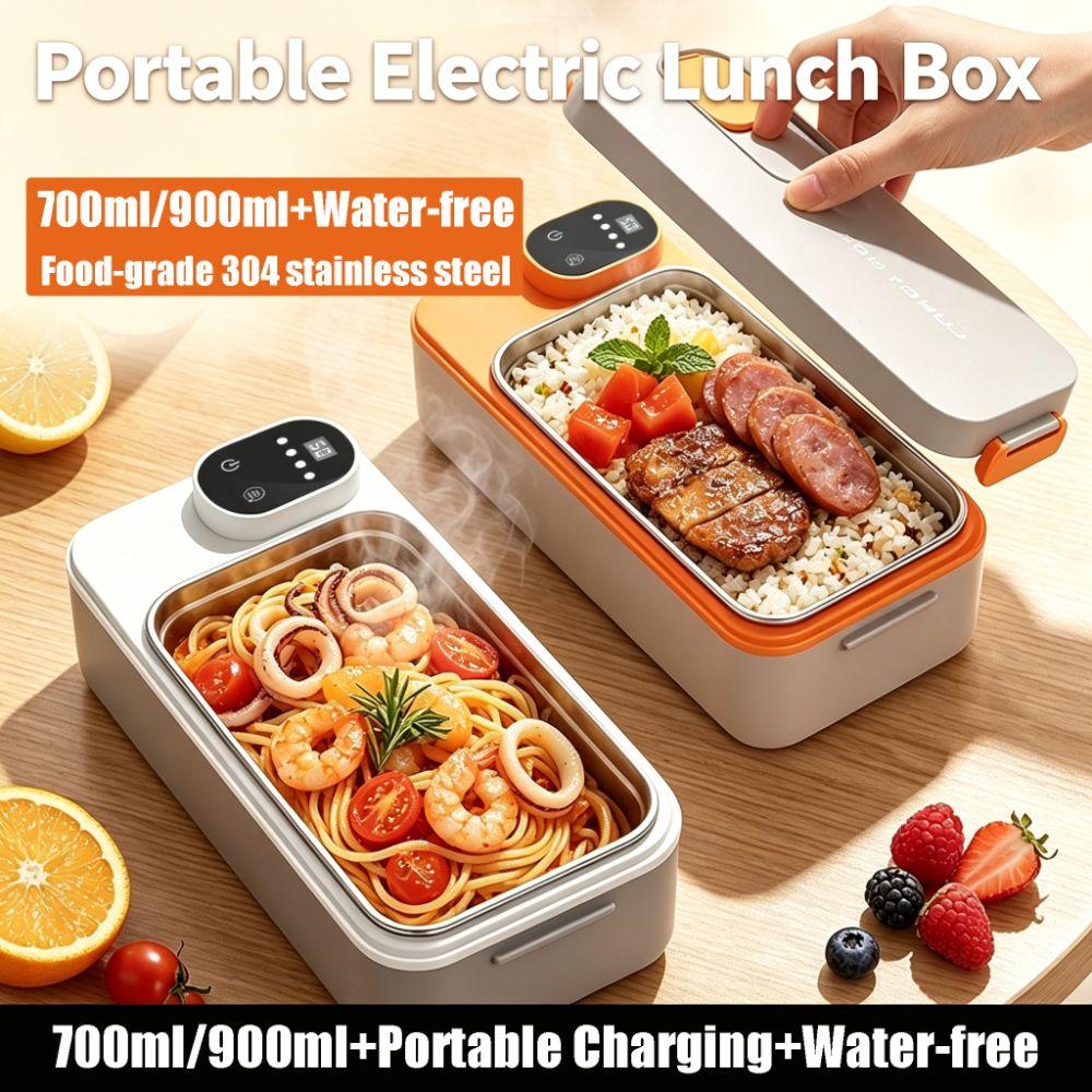 700ml/900ml Heiz-Lunchbox Wasserfreie Elektrische Speisenwärmer für 700ml/900ml Mittagessen