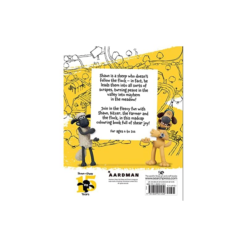 Shaun the Sheep The Official Colouring Book