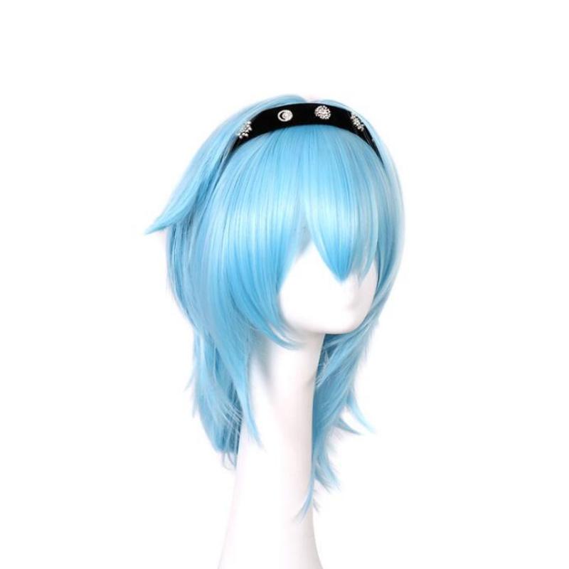 Genshin Impact Eula Cosplay Damenperücke, Cosplay, Anime, Cosplay-Perücken, hitzebeständige synthetische Perücken, Halloween