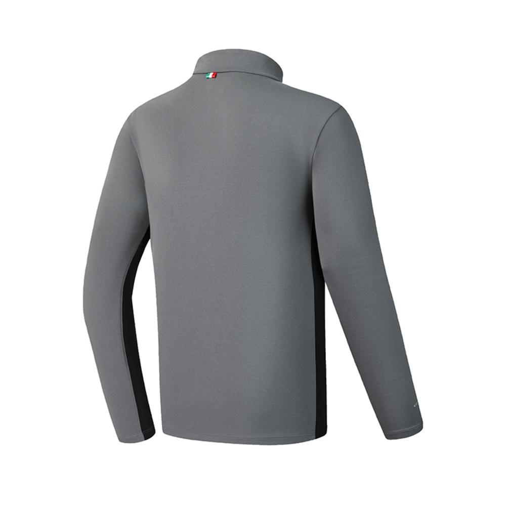 Fila Odkryj Optima Functional T Prosta Sportowa Outdoorowa Wszechstronna Wygodna Oddychająca Koszulka z Długim Rękawem Męska Top Castle-Rock A11M617217FDY