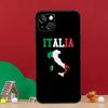 Italy Flag Phone Case For iPhone 16 Pro 11 12 13 14 15 Pro Max 12 13 Mini XS X XR 16e Cover Coque