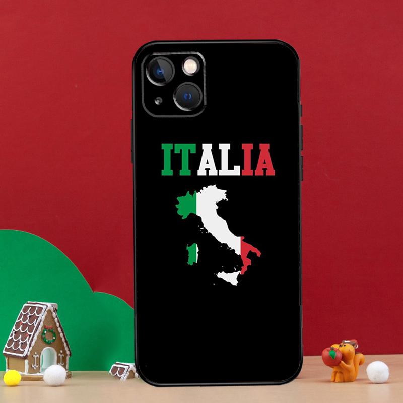 Italy Flag Phone Case For iPhone 16 Pro 11 12 13 14 15 Pro Max 12 13 Mini XS X XR 16e Cover Coque